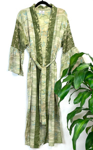 Vintage Sari Kimono Long