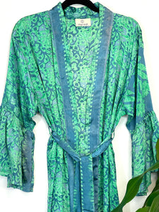 Vintage Sari Kimono Long