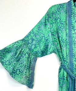 Vintage Sari Kimono Long