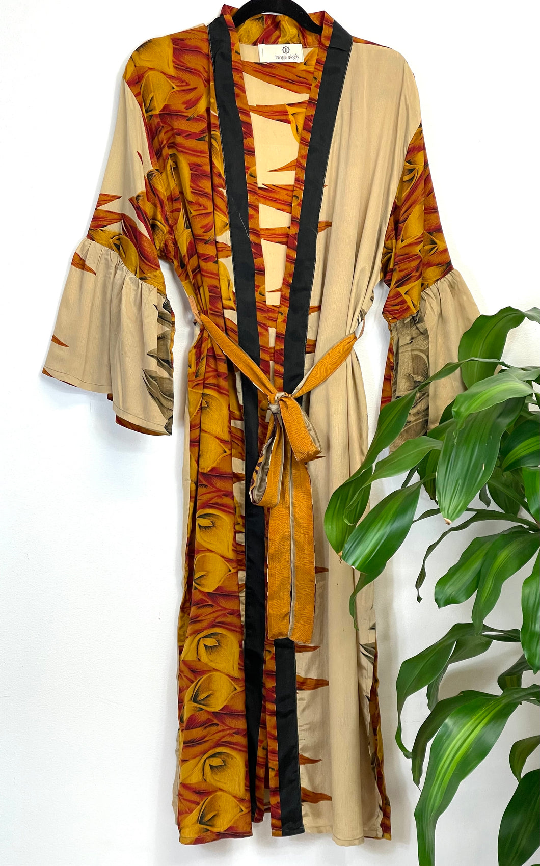 Vintage Sari Kimono Long