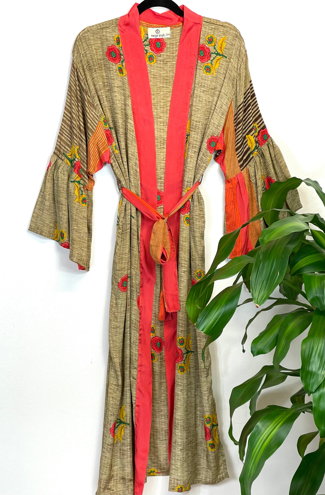 Vintage Sari Kimono Long