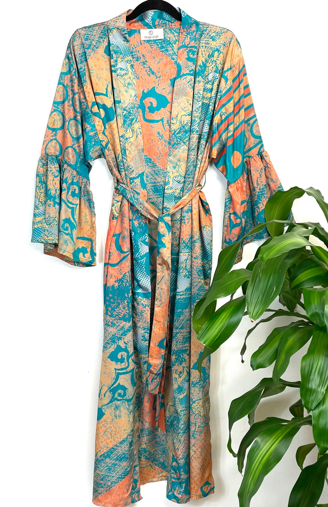 Vintage Sari Kimono Long