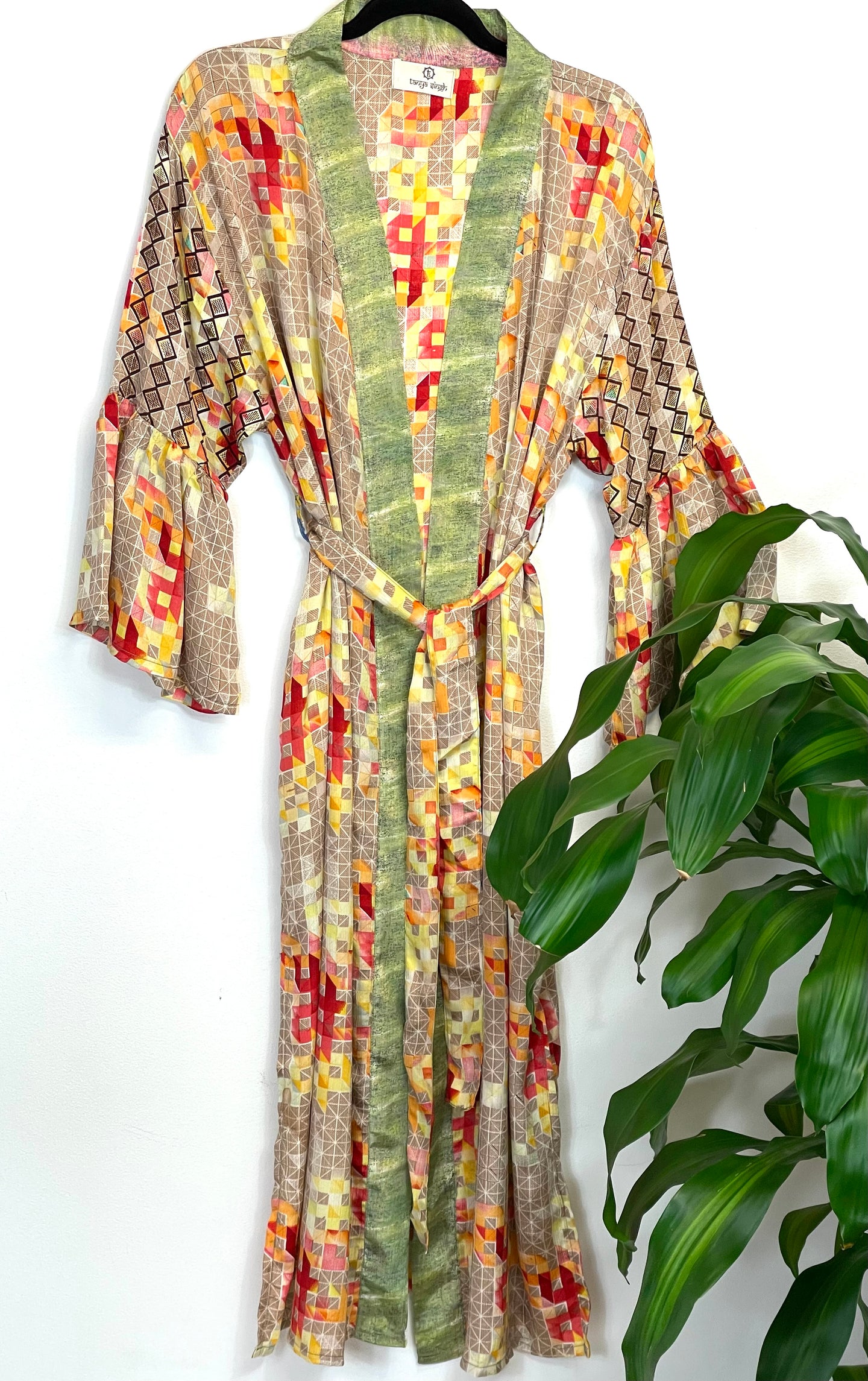 Vintage Sari Kimono Long