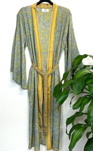 Vintage Sari Kimono Long