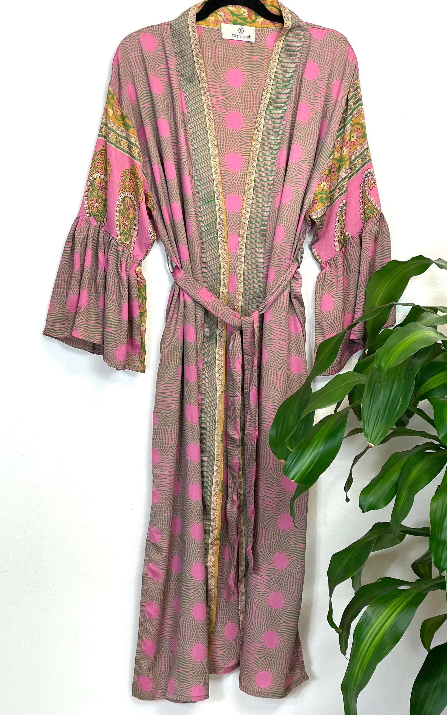 Vintage Sari Kimono Long
