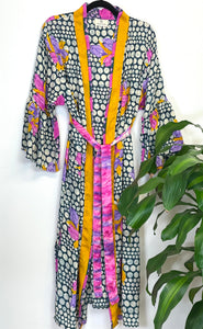 Vintage Sari Kimono Long