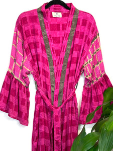 Vintage Sari Kimono Long