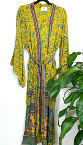 Vintage Sari Kimono Long