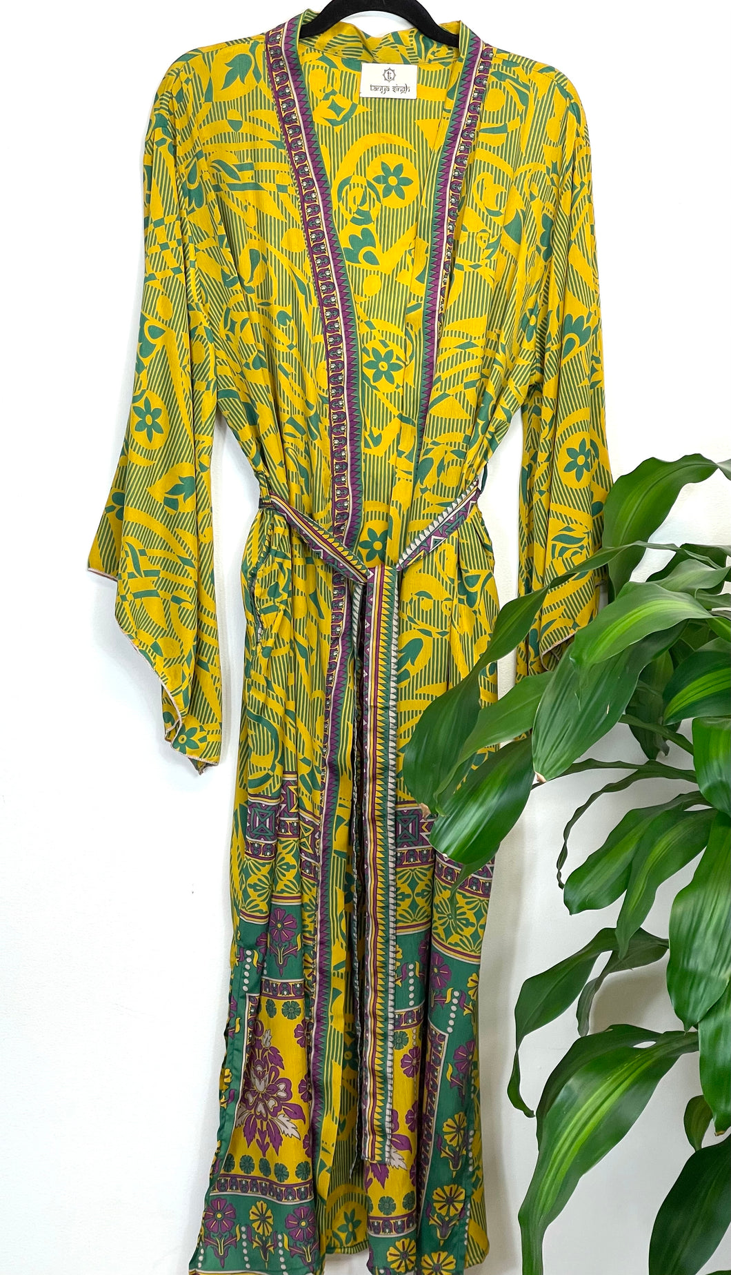 Vintage Sari Kimono Long