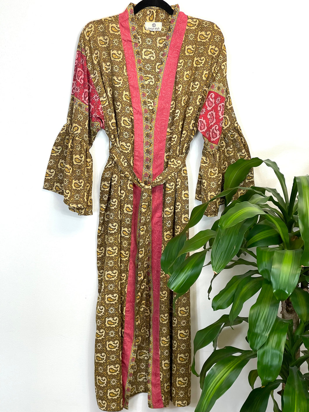 Vintage Sari Kimono Long