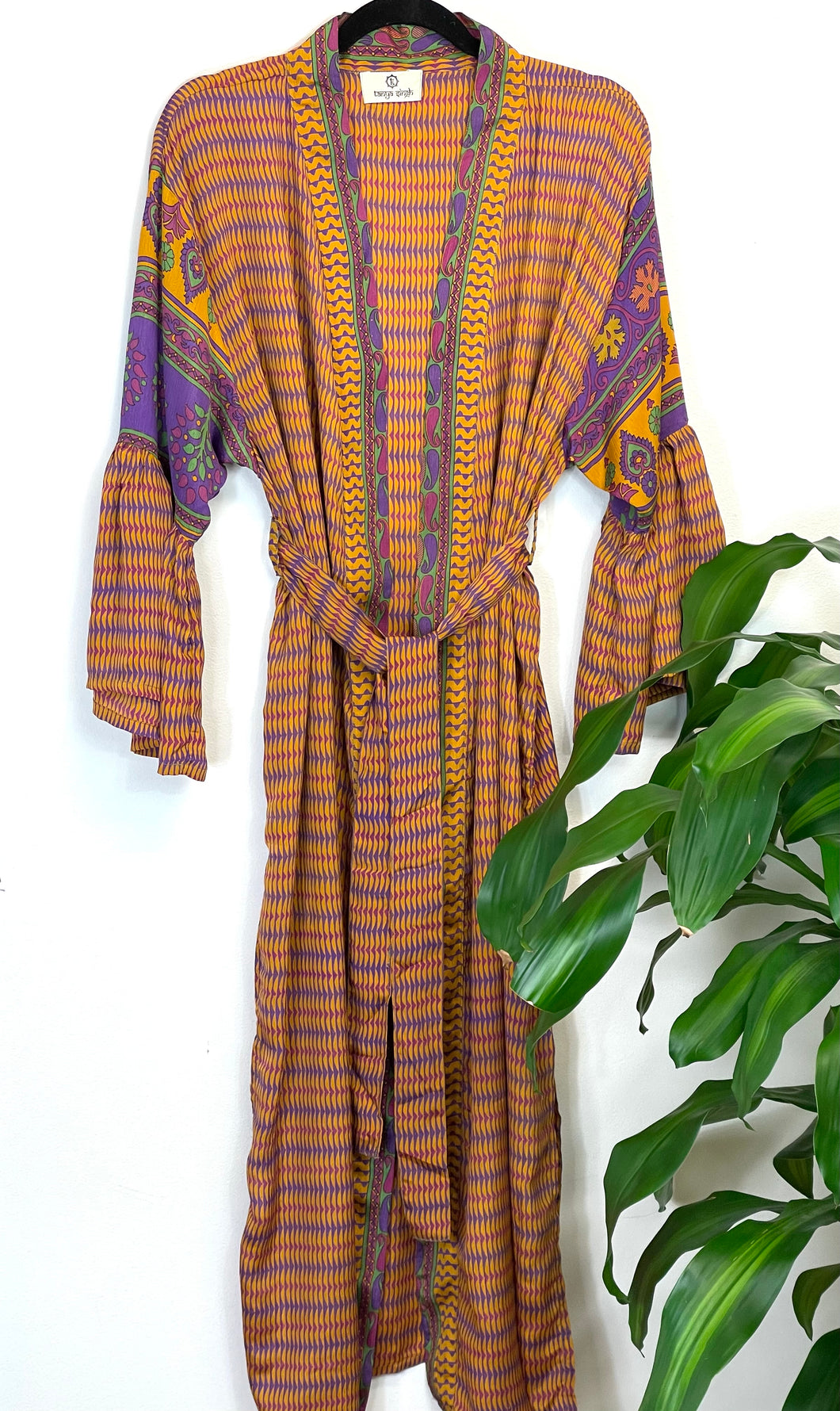 Vintage Sari Kimono Long