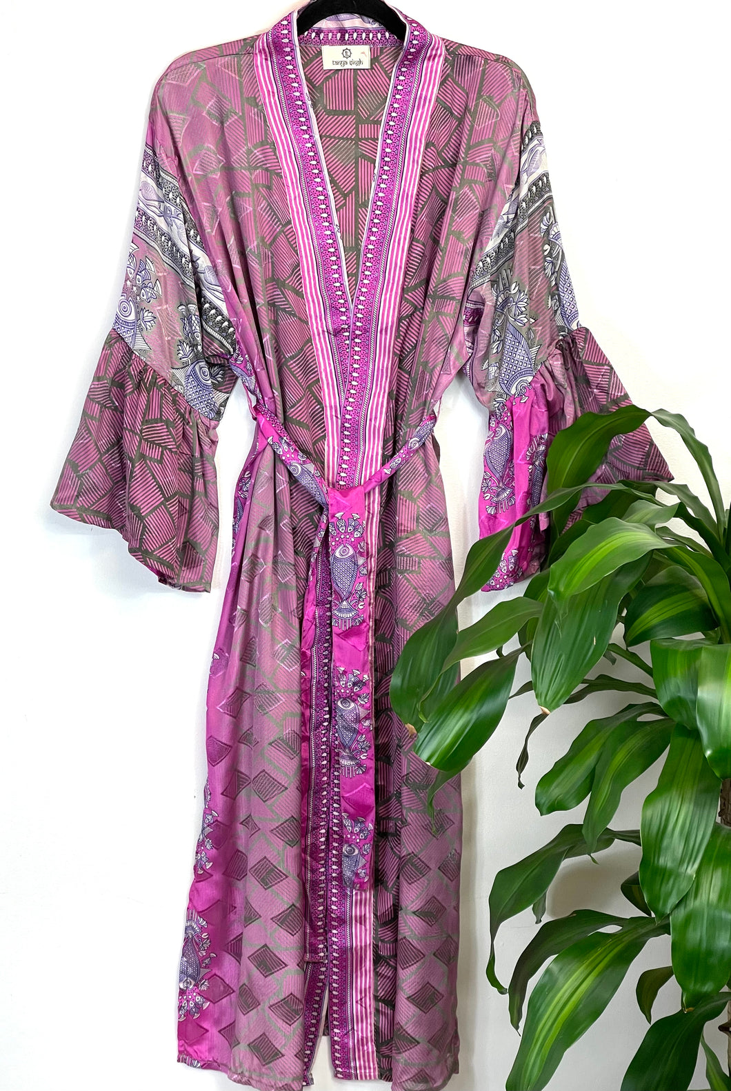 Vintage Sari Kimono Long