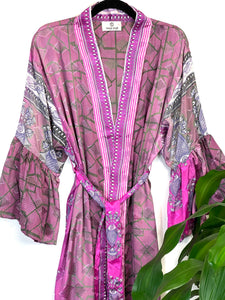 Vintage Sari Kimono Long