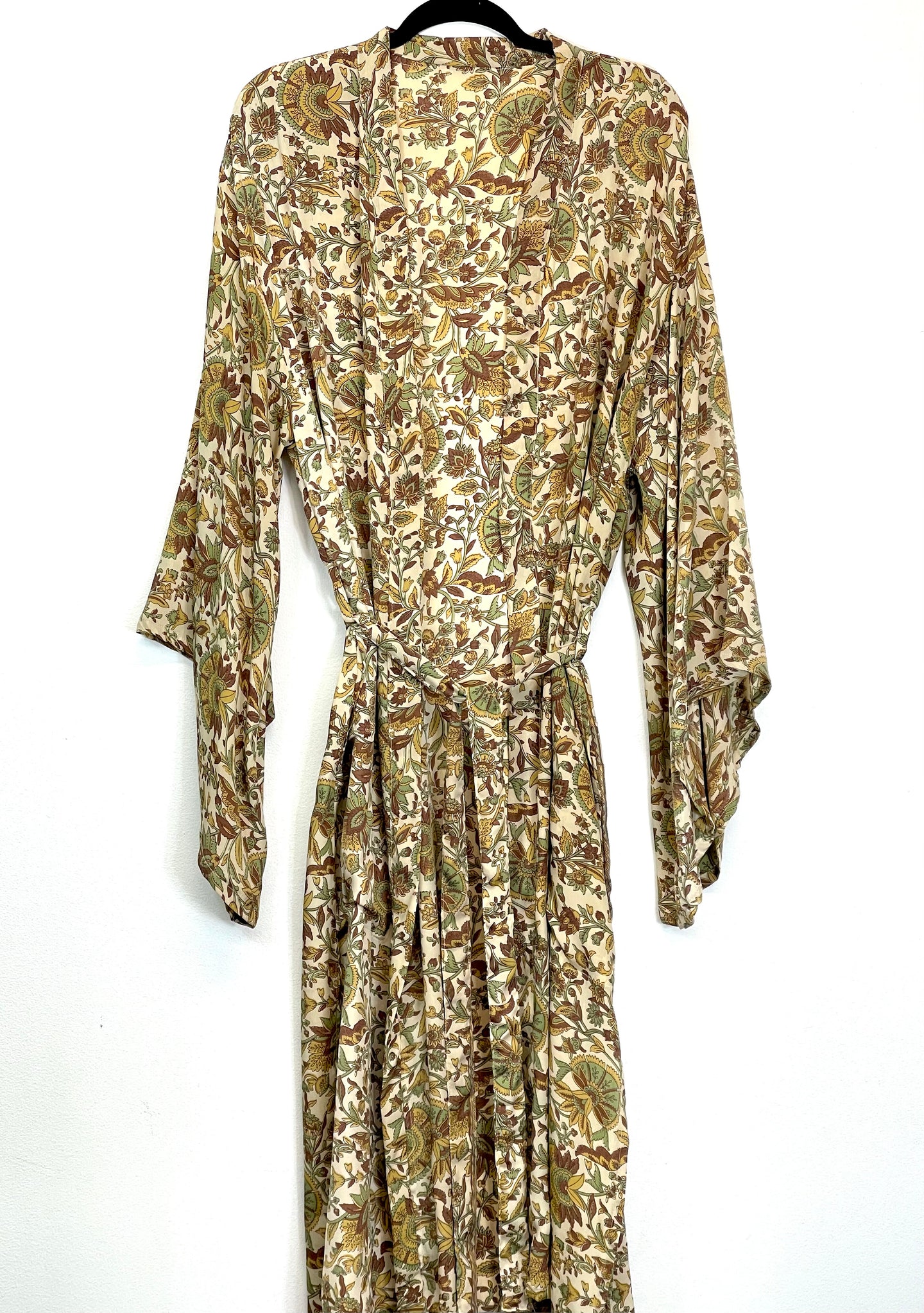 Vintage Sari Kimono Long