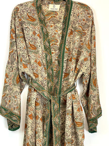 Vintage Sari Kimono Long