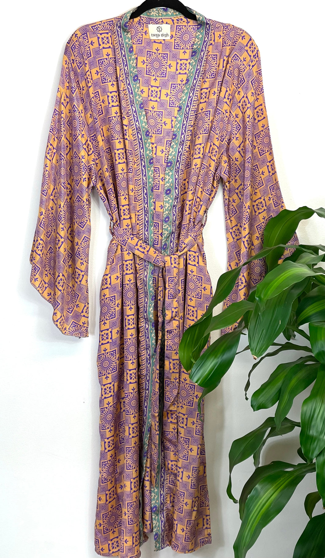 Vintage Sari Kimono Long