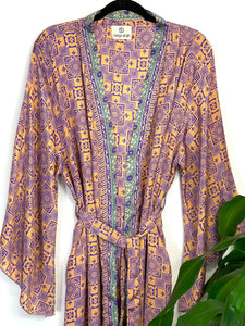 Vintage Sari Kimono Long