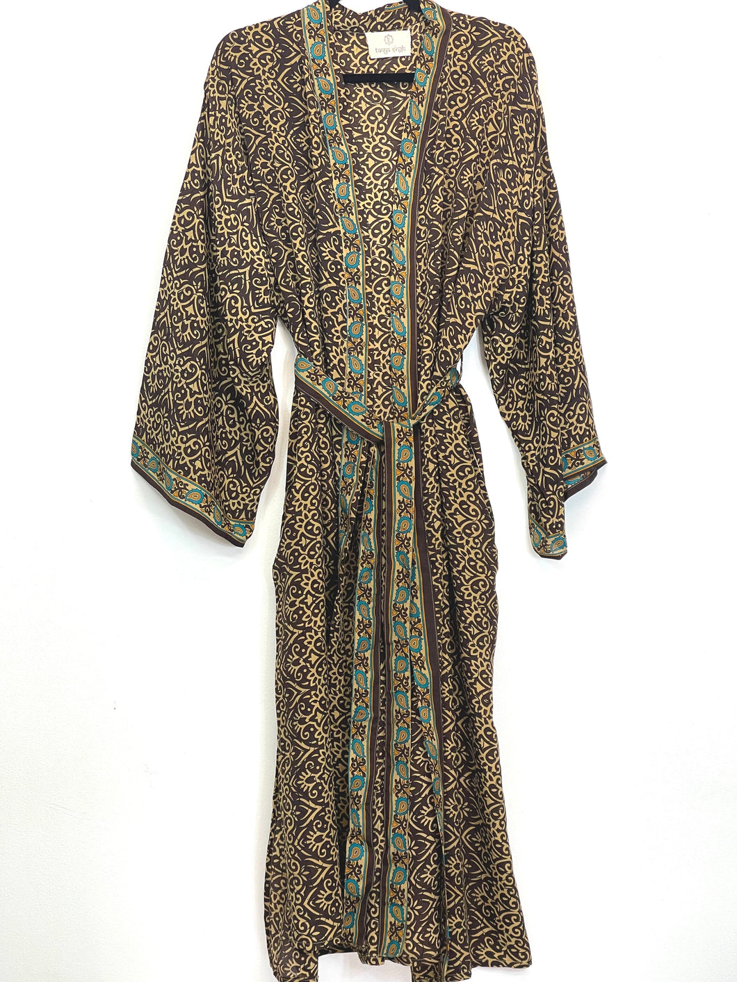 Vintage Sari Kimono Long