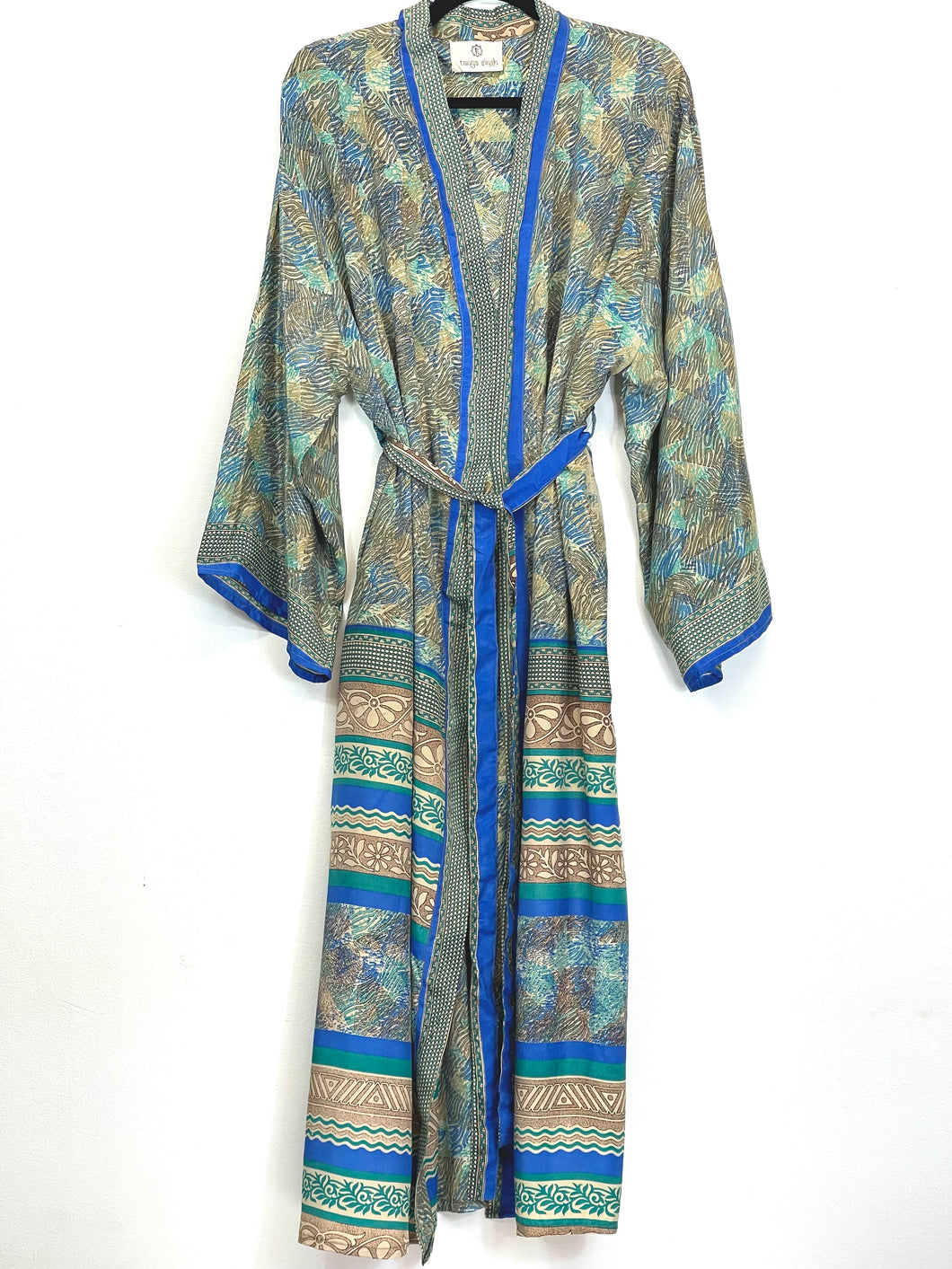 Vintage Sari Kimono Long