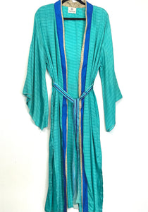 Vintage Sari Kimono Long