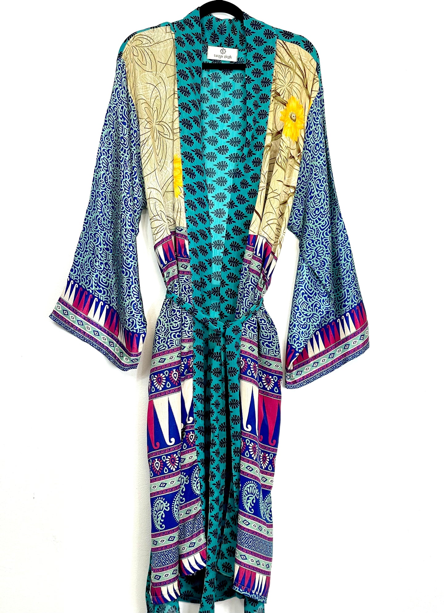 Vintage Sari Kimono Long