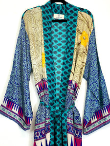 Vintage Sari Kimono Long