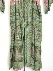 Vintage Sari Kimono Long