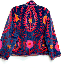 Load image into Gallery viewer, Velvet Suzani Jacket (Short)
