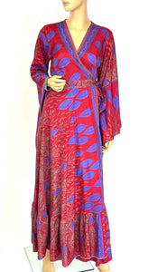 Sari Wrap Dress