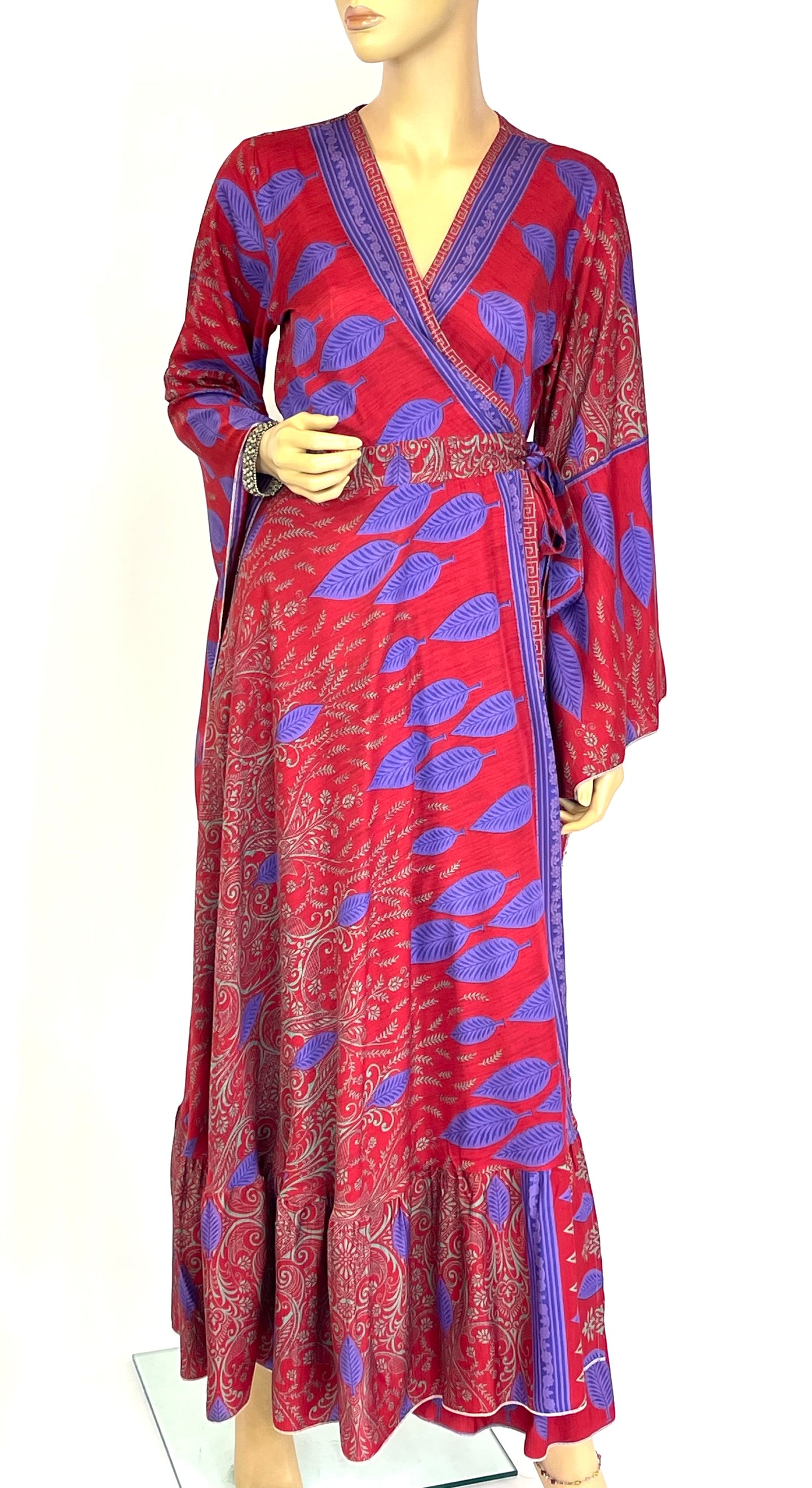 Sari Wrap Dress