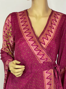 Sari Wrap Dress