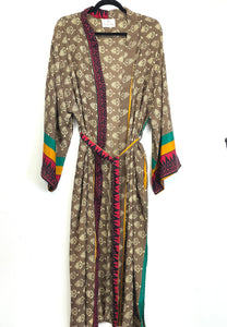 Vintage Sari Kimono Long