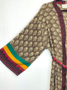 Vintage Sari Kimono Long