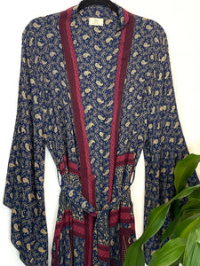 Vintage Sari Kimono Short