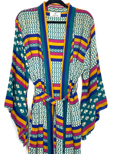 Vintage Sari Kimono Long