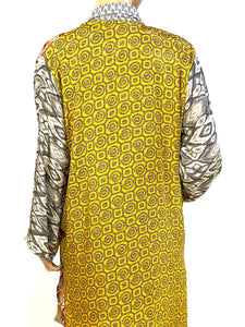 Vintage Silk Sari Long Shirt