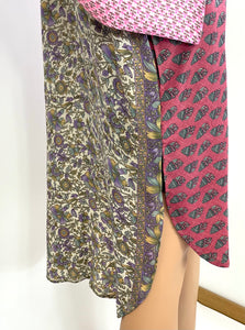 Vintage Silk Sari Long Shirt