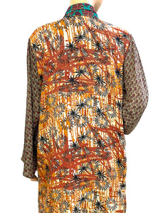 Vintage Silk Sari Long Shirt