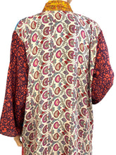 Load image into Gallery viewer, Vintage Silk Sari Long Shirt
