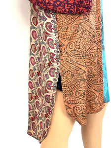 Vintage Silk Sari Long Shirt