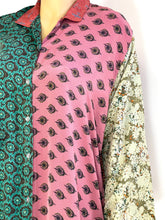 Load image into Gallery viewer, Vintage Silk Sari Long Shirt

