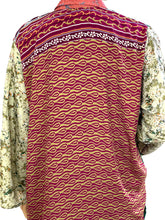 Load image into Gallery viewer, Vintage Silk Sari Long Shirt
