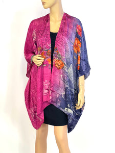 Tie Dye Kimono Duster