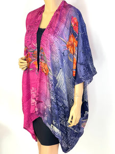 Tie Dye Kimono Duster