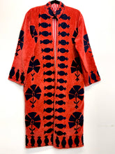 Load image into Gallery viewer, Velvet Suzani Long Jacket
