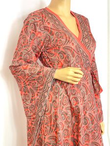 Sari Wrap Dress