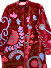 Load image into Gallery viewer, Velvet Suzani Long Jacket
