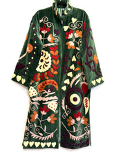Load image into Gallery viewer, Velvet Suzani Long Jacket
