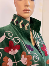 Load image into Gallery viewer, Velvet Suzani Long Jacket
