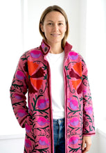 Load image into Gallery viewer, Velvet Suzani Long Jacket
